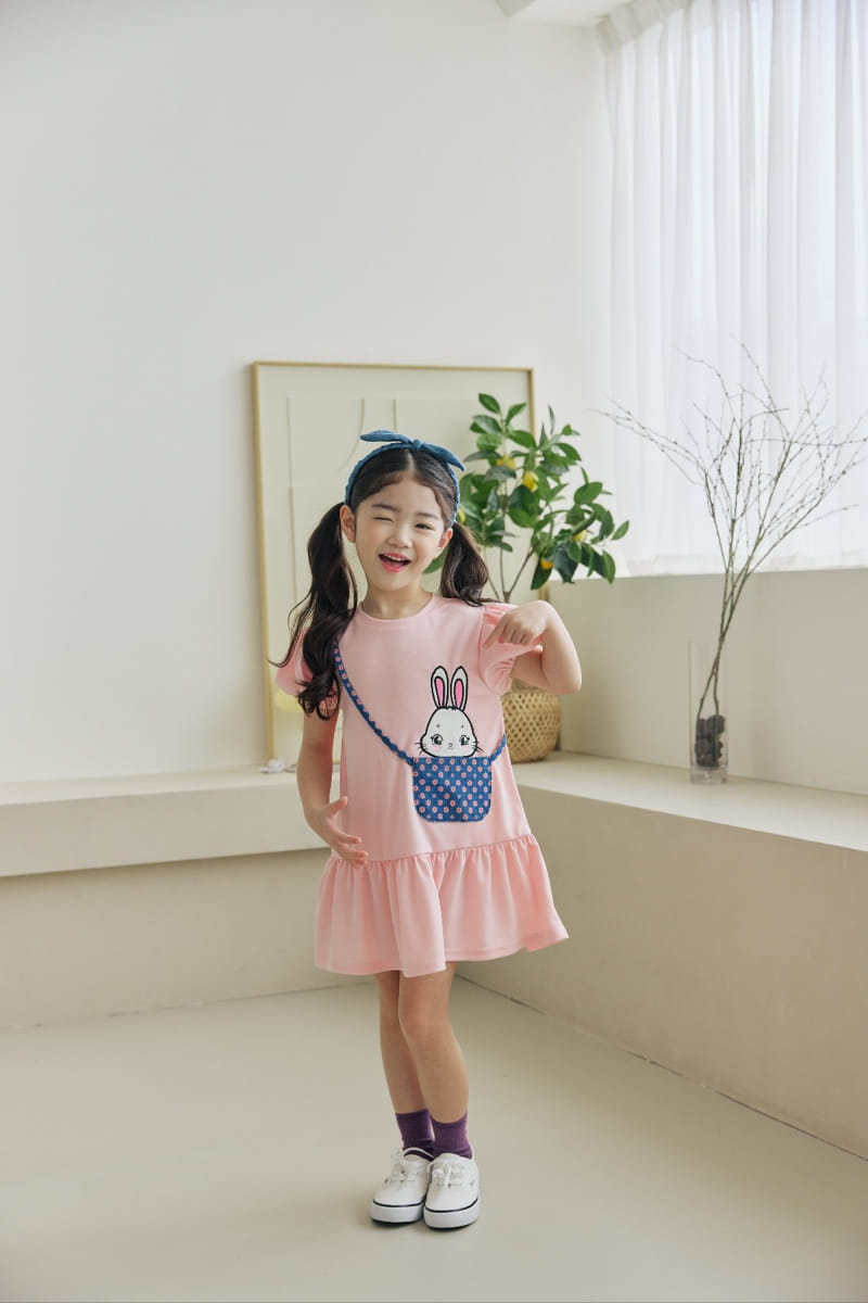 Orange Mom - Korean Children Fashion - #kidsshorts - Rabbit Bag One-Piece - 9