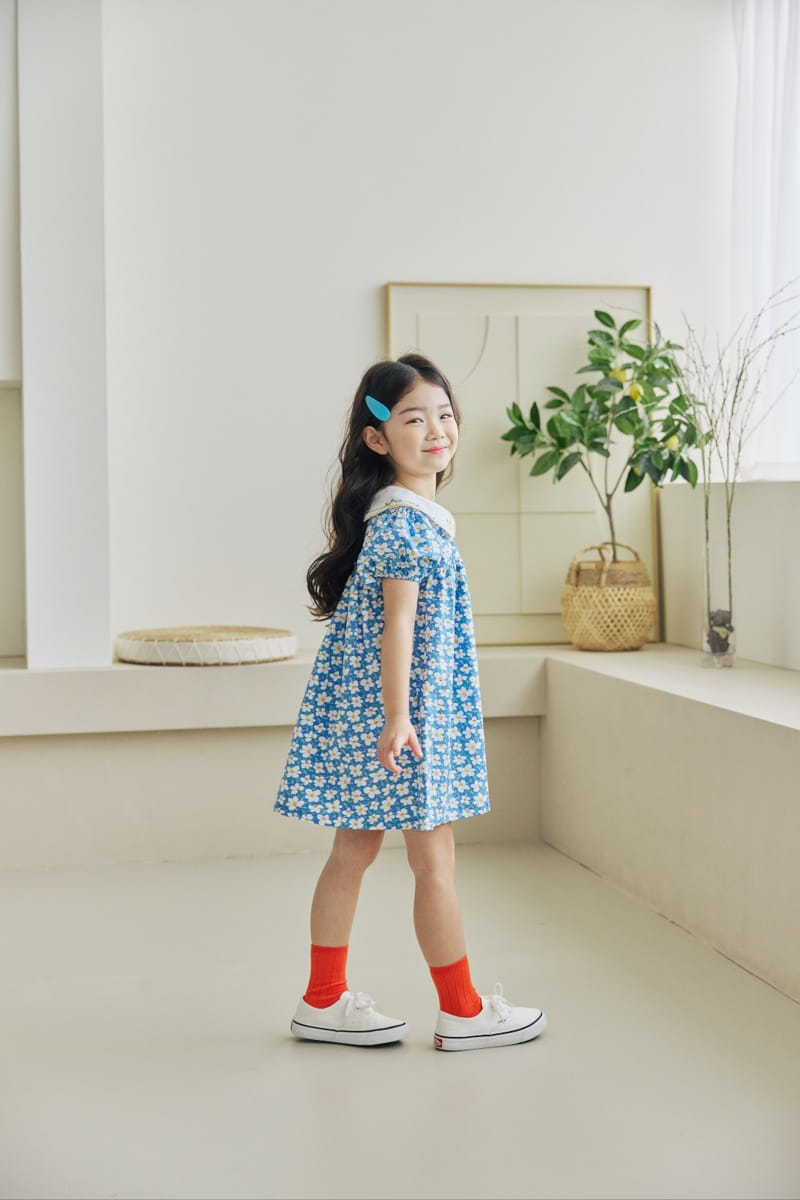 Orange Mom - Korean Children Fashion - #kidsshorts - Eri Embroidery One-Piece - 7