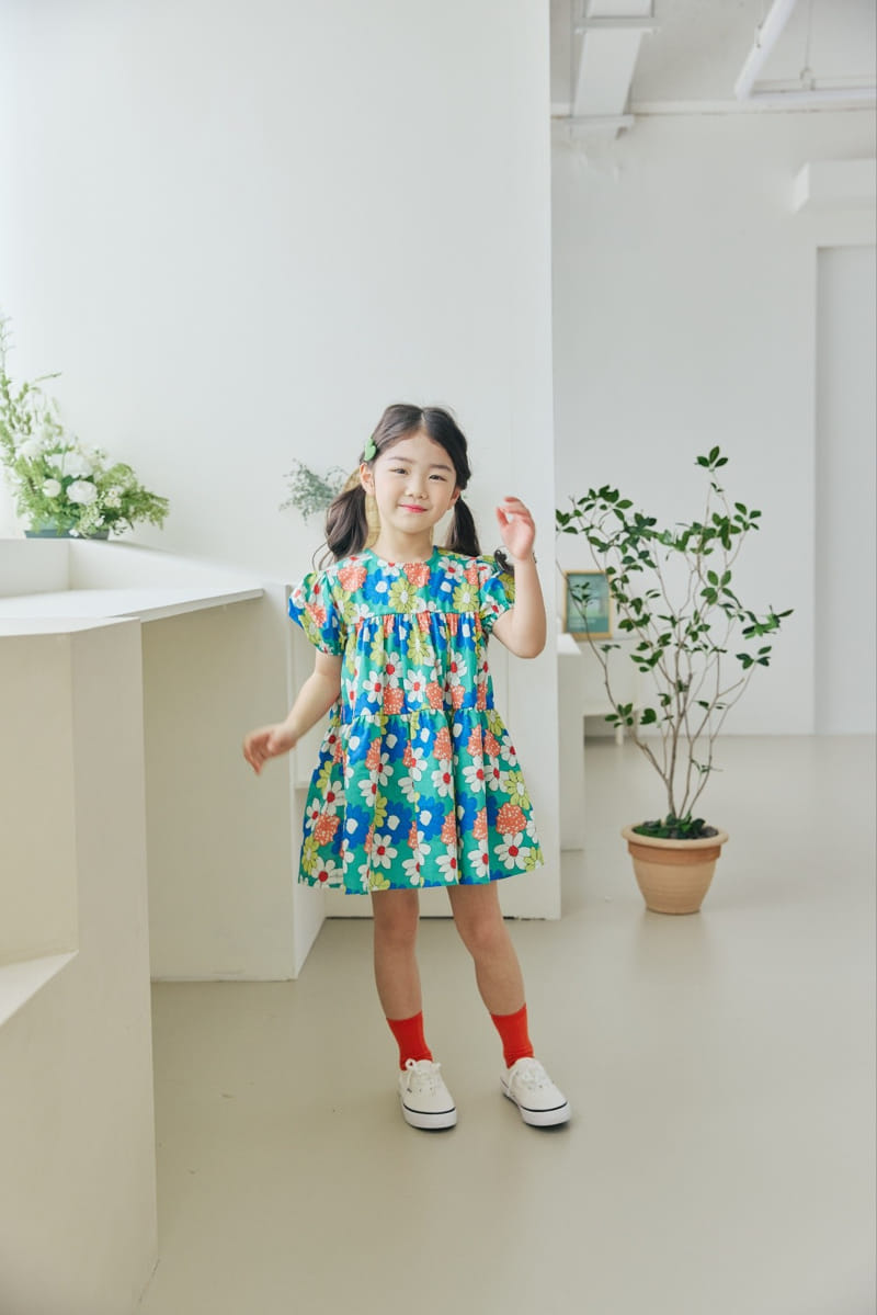 Orange Mom - Korean Children Fashion - #kidsshorts - Shirring One-Piece - 5