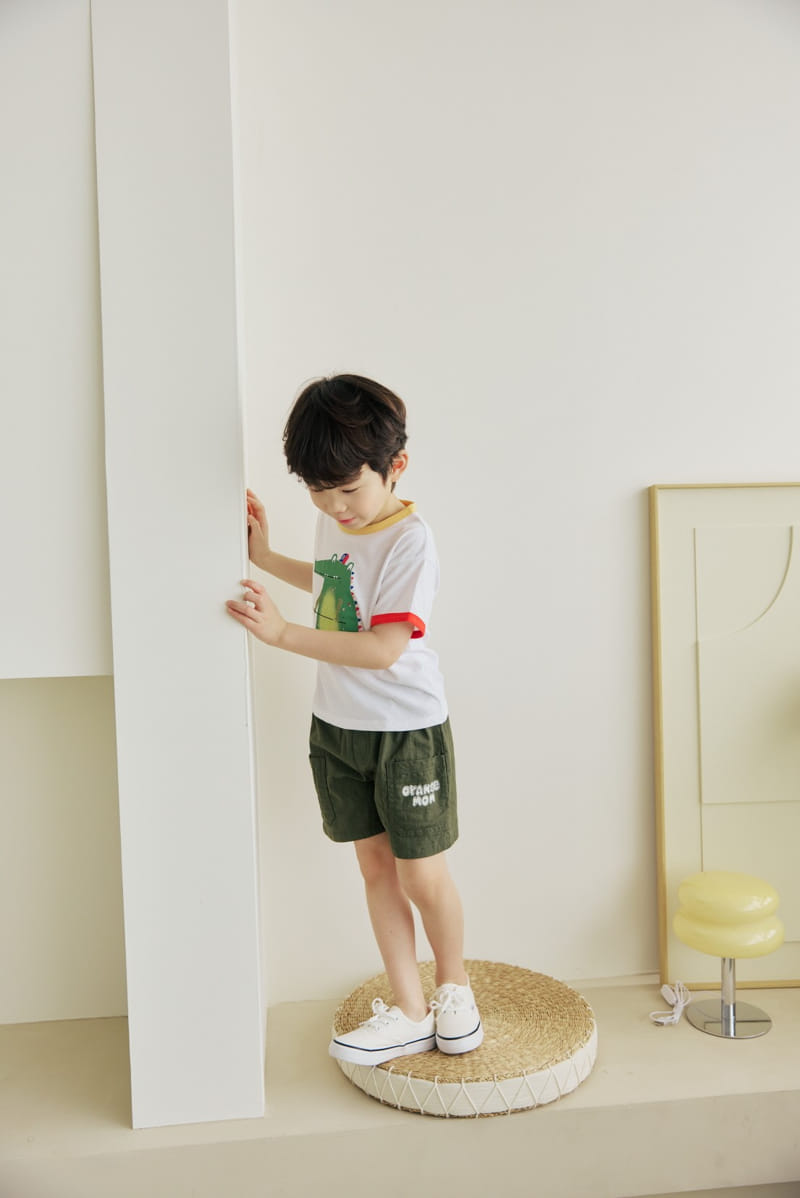 Orange Mom - Korean Children Fashion - #kidsshorts - Span Pocket Pants - 3