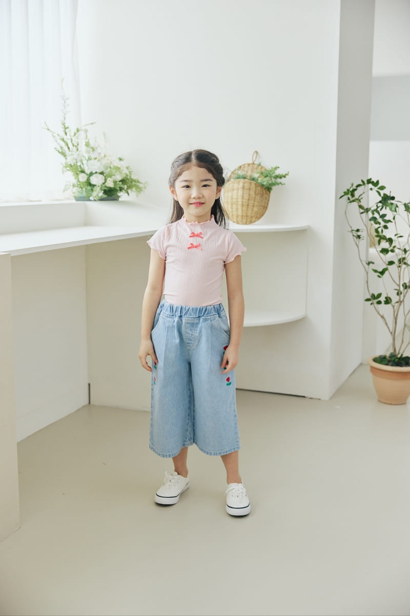 Orange Mom - Korean Children Fashion - #kidsshorts - Tulip Wide Pants - 6