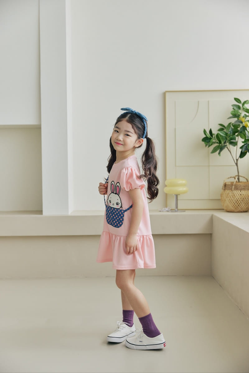Orange Mom - Korean Children Fashion - #kidsstore - Rabbit Bag One-Piece - 10