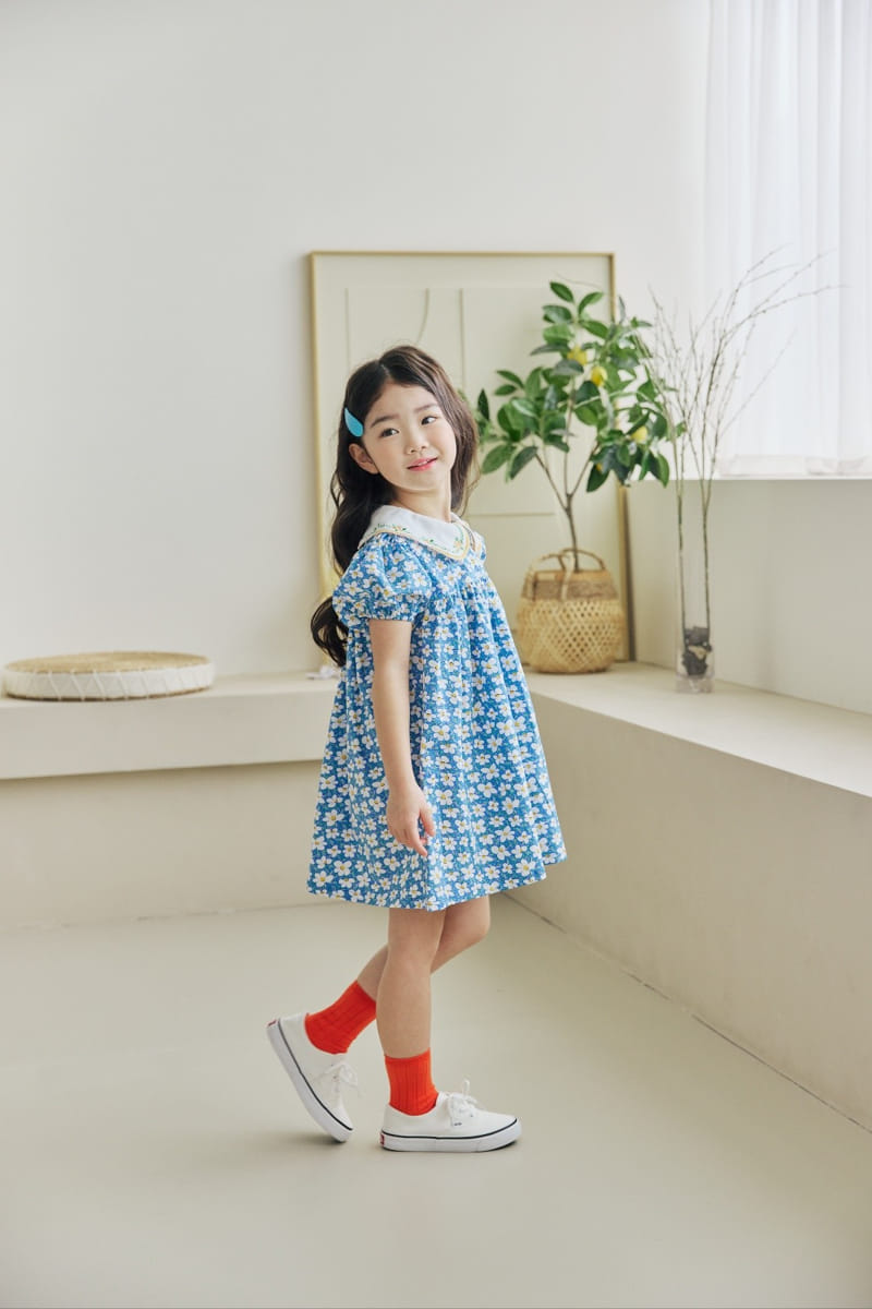 Orange Mom - Korean Children Fashion - #kidsstore - Eri Embroidery One-Piece - 8