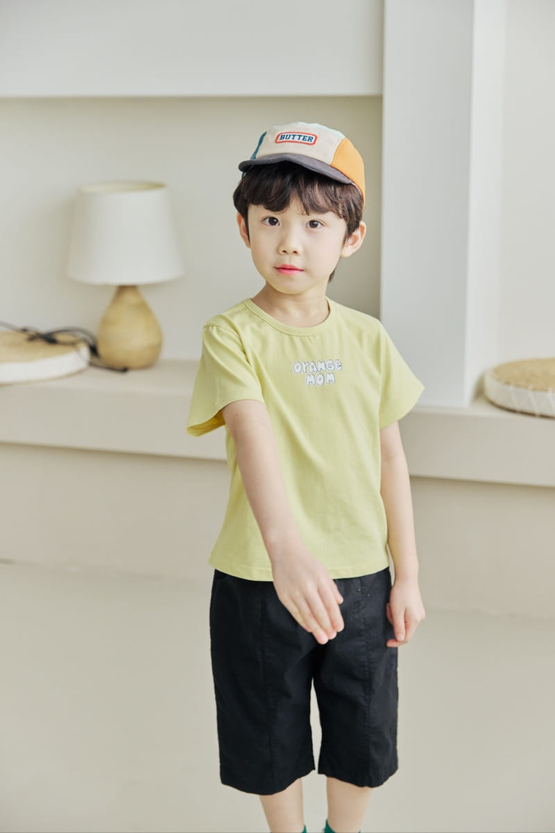 Orange Mom - Korean Children Fashion - #kidsstore - Orange Mom Single Tee