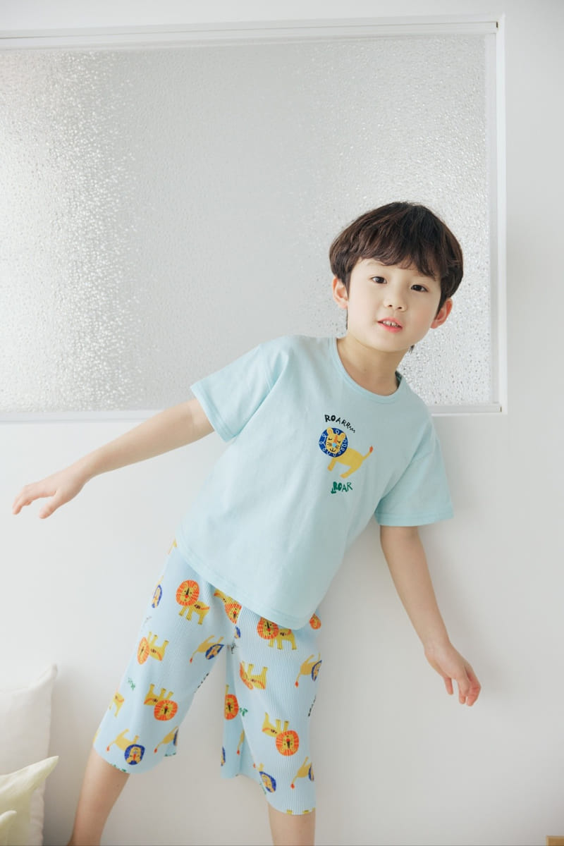 Orange Mom - Korean Children Fashion - #kidsstore - Lion Paint Tee - 9
