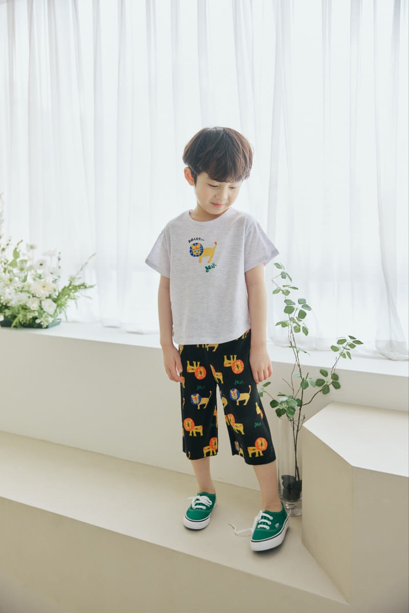 Orange Mom - Korean Children Fashion - #kidsstore - Lion Wrinkle Pants - 4