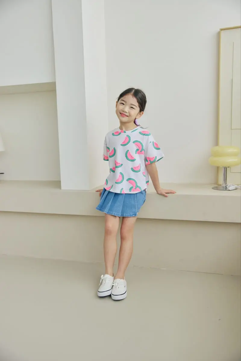 Orange Mom - Korean Children Fashion - #kidzfashiontrend - Watermelon Tee - 3