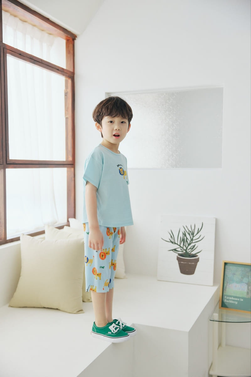 Orange Mom - Korean Children Fashion - #kidzfashiontrend - Lion Paint Tee - 10