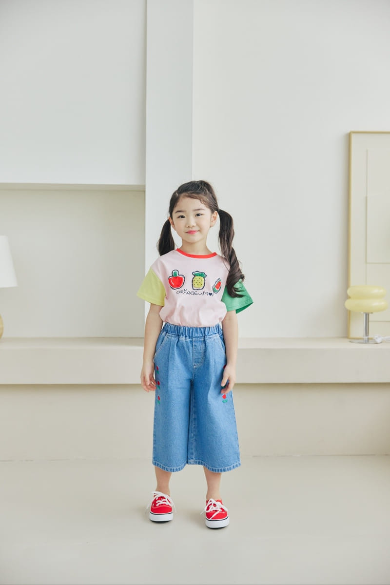 Orange Mom - Korean Children Fashion - #kidzfashiontrend - Fruit Tee - 5