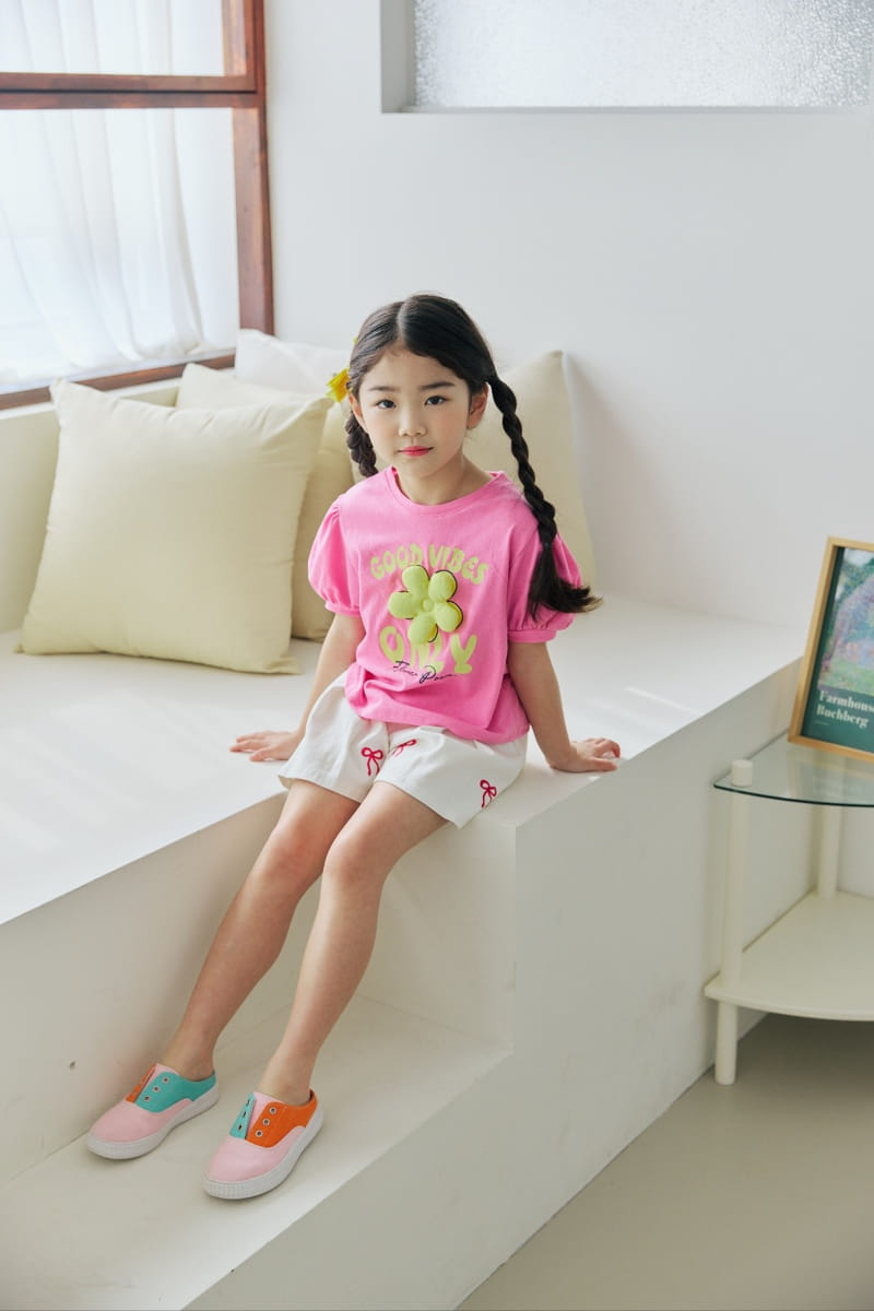 Orange Mom - Korean Children Fashion - #kidzfashiontrend - Balloon Flower Shirt - 5