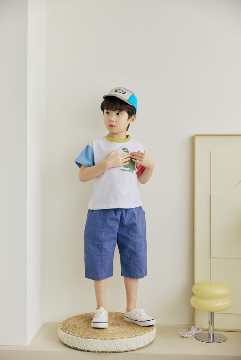 Orange Mom - Korean Children Fashion - #kidsstore - Pocket Dino Tee - 4