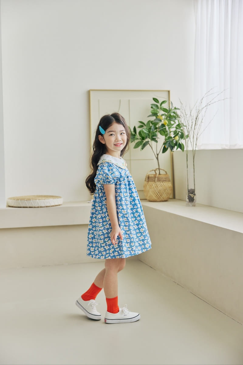 Orange Mom - Korean Children Fashion - #littlefashionista - Eri Embroidery One-Piece - 11