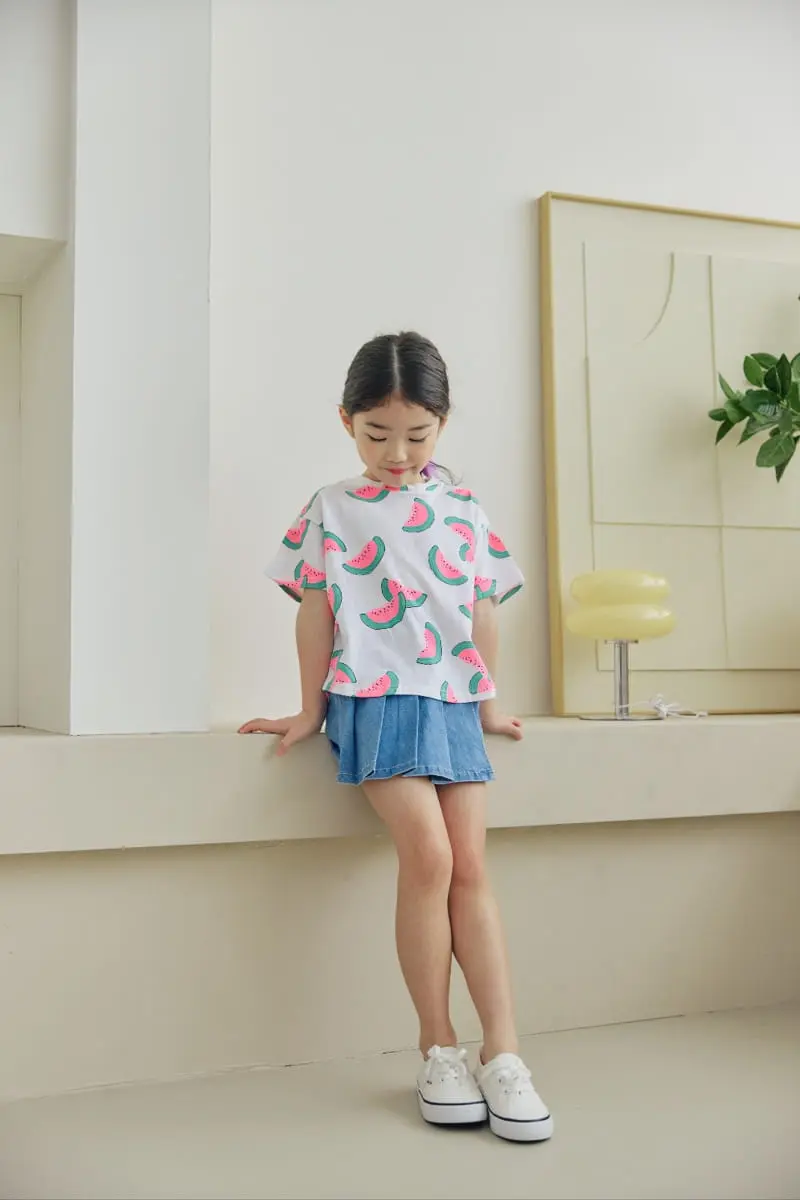 Orange Mom - Korean Children Fashion - #littlefashionista - Watermelon Tee - 5
