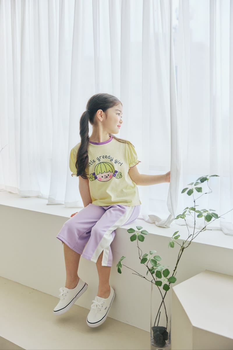 Orange Mom - Korean Children Fashion - #littlefashionista - Color Wide Pants - 5