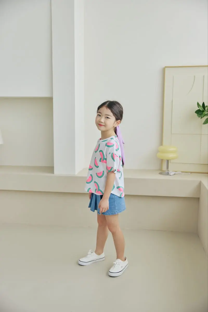Orange Mom - Korean Children Fashion - #magicofchildhood - Watermelon Tee - 6