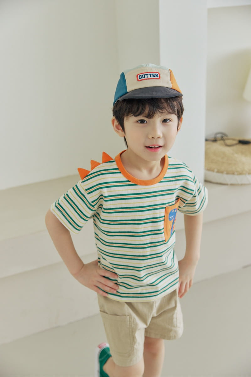 Orange Mom - Korean Children Fashion - #magicofchildhood - ST Dino Tee - 3