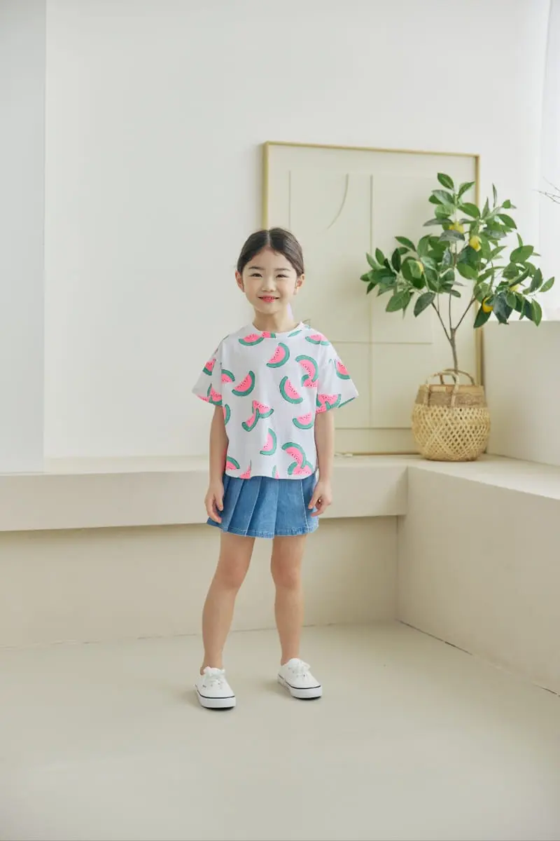 Orange Mom - Korean Children Fashion - #minifashionista - Watermelon Tee - 7