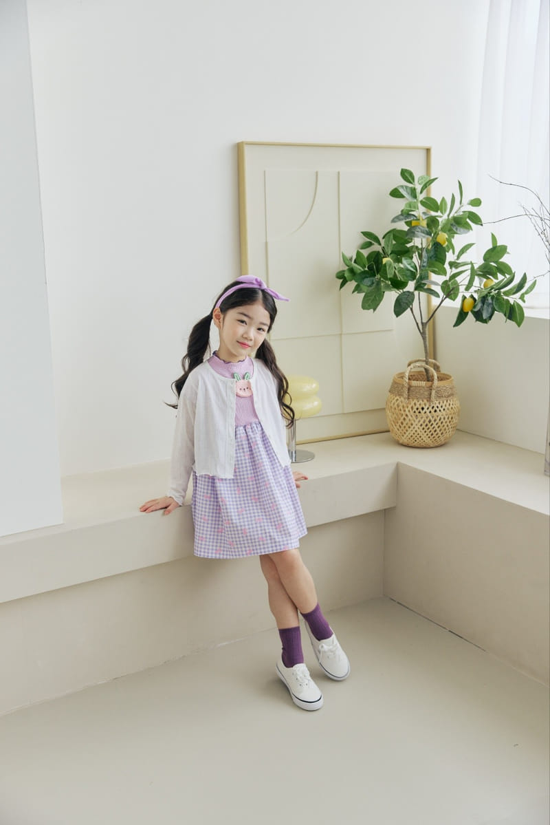Orange Mom - Korean Children Fashion - #minifashionista - Crop Cardigan - 5