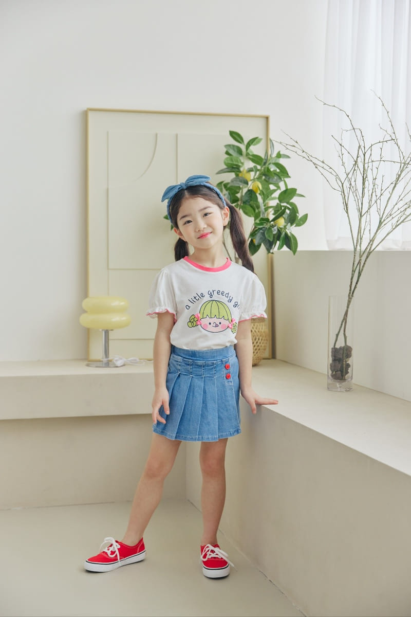 Orange Mom - Korean Children Fashion - #prettylittlegirls - Girl Tee - 3