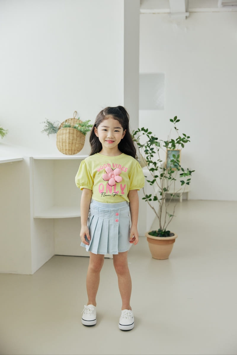 Orange Mom - Korean Children Fashion - #prettylittlegirls - Balloon Flower Shirt - 10
