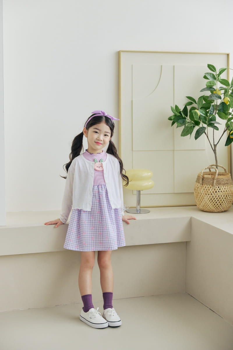 Orange Mom - Korean Children Fashion - #prettylittlegirls - Crop Cardigan - 6