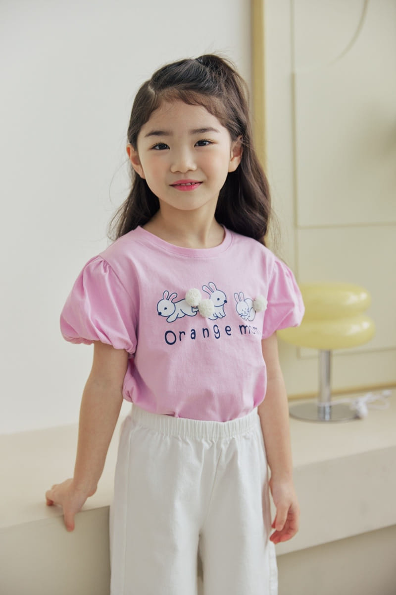 Orange Mom - Korean Children Fashion - #stylishchildhood - Rabbit Bell Tee - 11