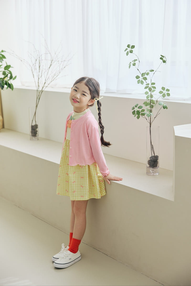 Orange Mom - Korean Children Fashion - #stylishchildhood - Crop Cardigan - 9
