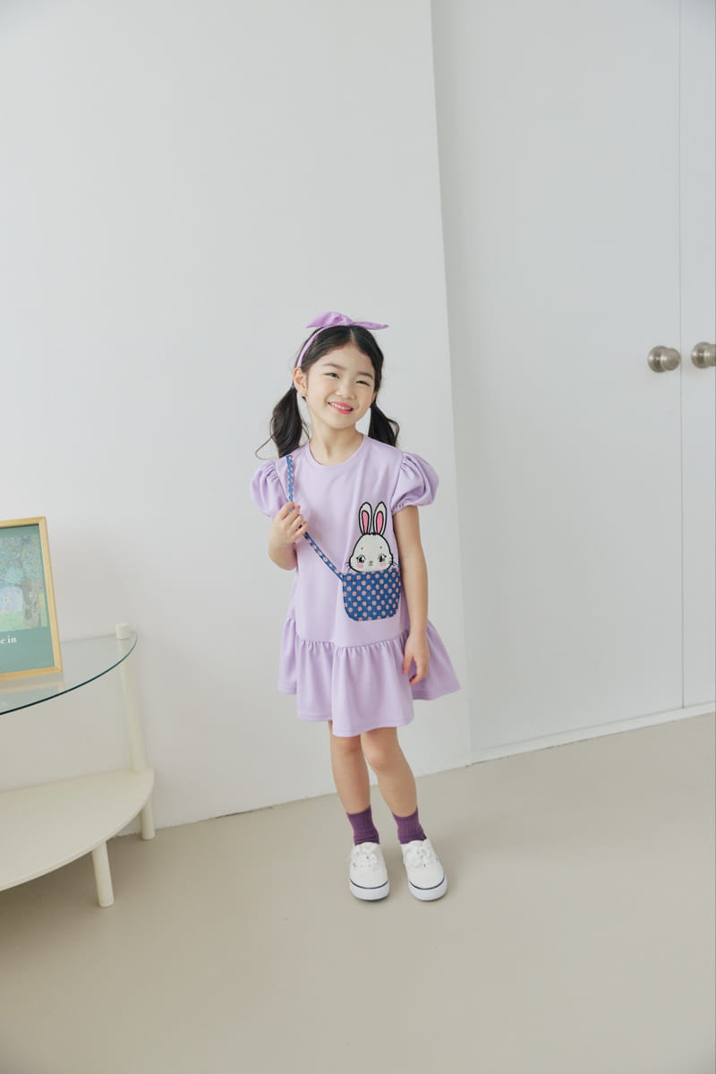 Orange Mom - Korean Children Fashion - #todddlerfashion - Rabbit Bag One-Piece