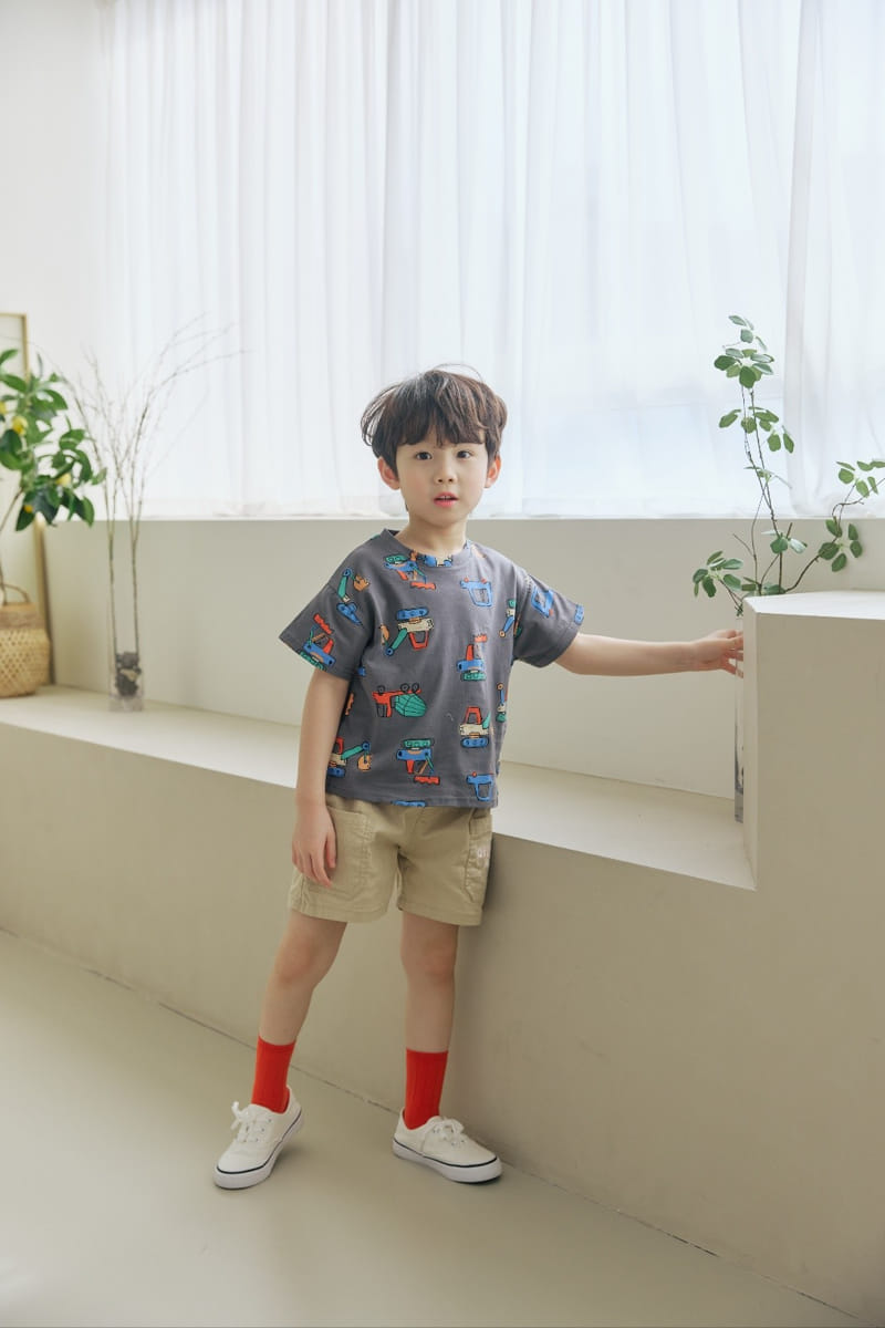 Orange Mom - Korean Children Fashion - #toddlerclothing - Car Tee - 5