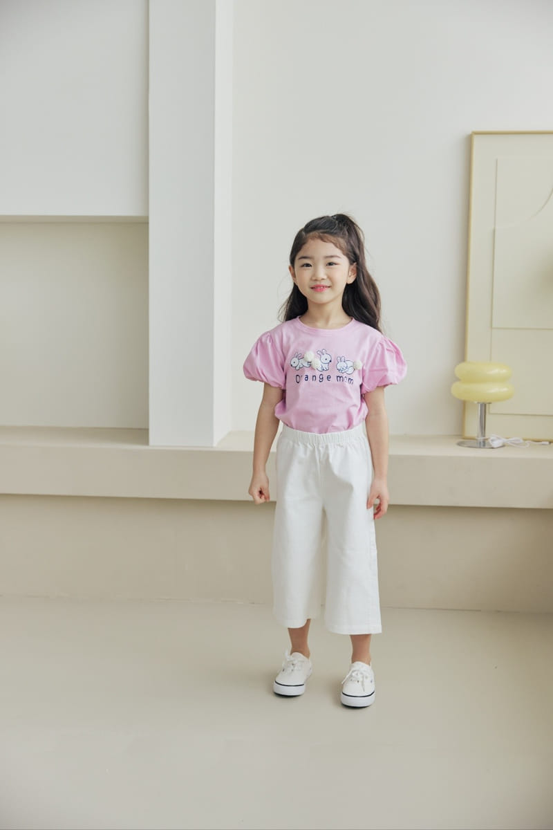Orange Mom - Korean Children Fashion - #toddlerclothing - Rabbit Bell Tee - 10