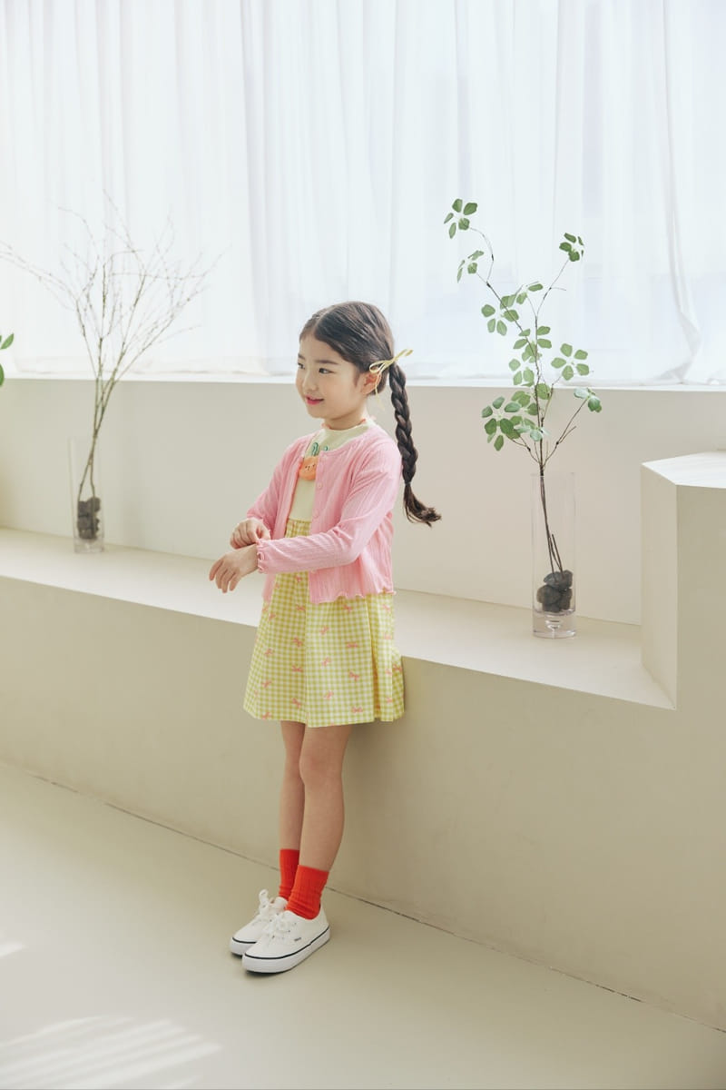 Orange Mom - Korean Children Fashion - #toddlerclothing - Crop Cardigan - 8