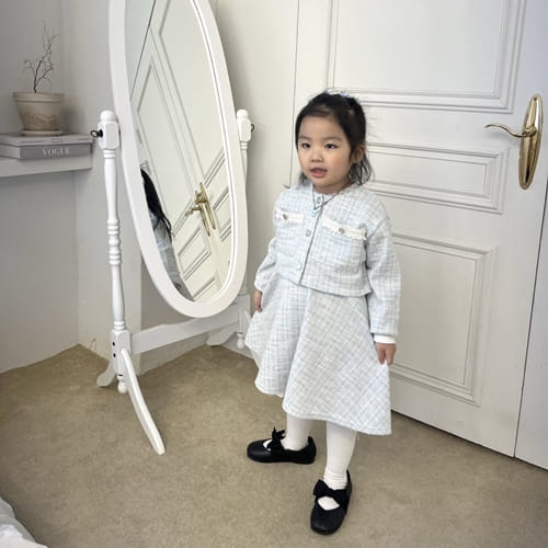 P.o.m - Korean Children Fashion - #designkidswear - Candy Tweed Top Bottom Set