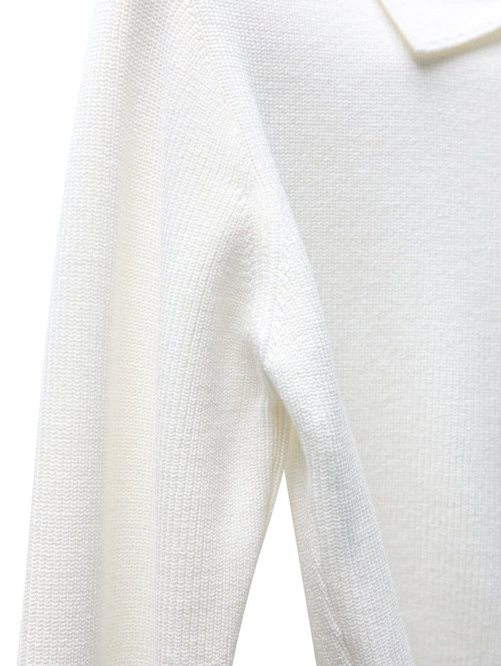 Paper Moon - Korean Women Fashion - #momslook - Two Way Zipped Detail Cropped Cardigan  - 10