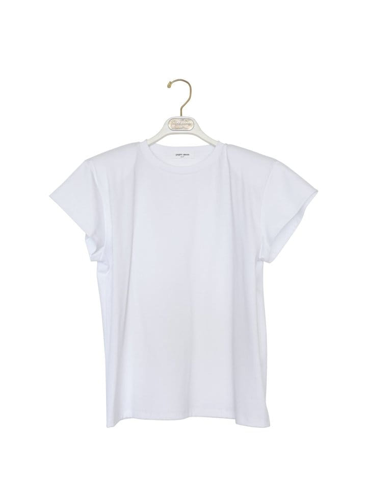 Paper Moon - Korean Women Fashion - #restrostyle - Premium C Classic Slim Padded T Shirt - 5