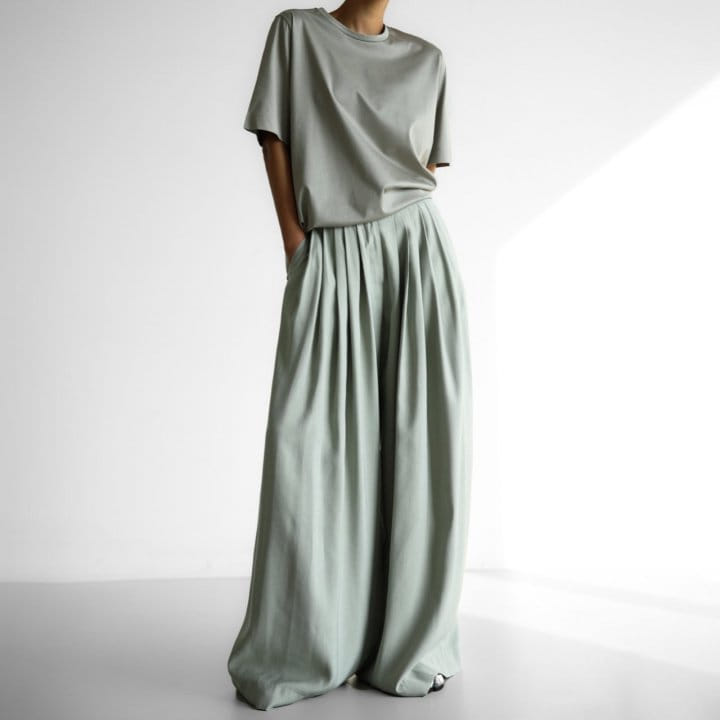 Paper Moon - Korean Women Fashion - #restrostyle - LUX Silket Basic T Shirt