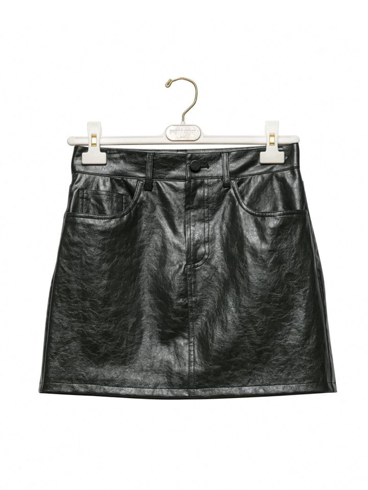 Paper Moon - Korean Women Fashion - #shopsmall - Denim Button Detail Vegan L Mini Skirt - 8