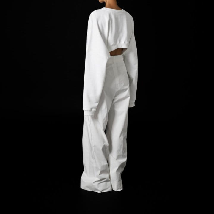 Paper Moon - Korean Women Fashion - #shopsmall - C Two Pin Tuck Wide Trousers - 10
