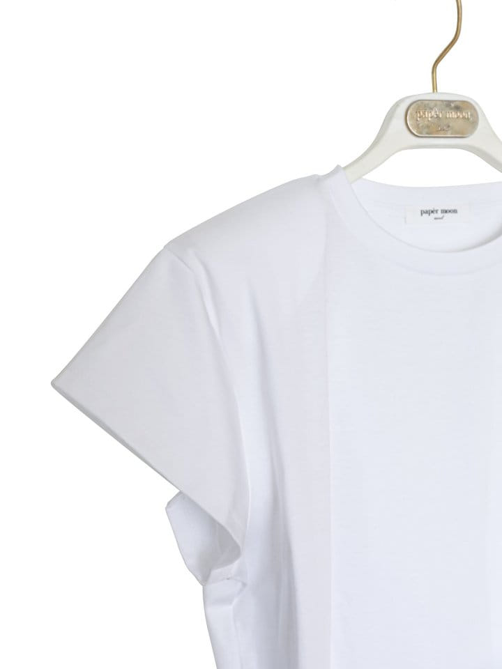 Paper Moon - Korean Women Fashion - #thatsdarling - Premium C Classic Slim Padded T Shirt - 8