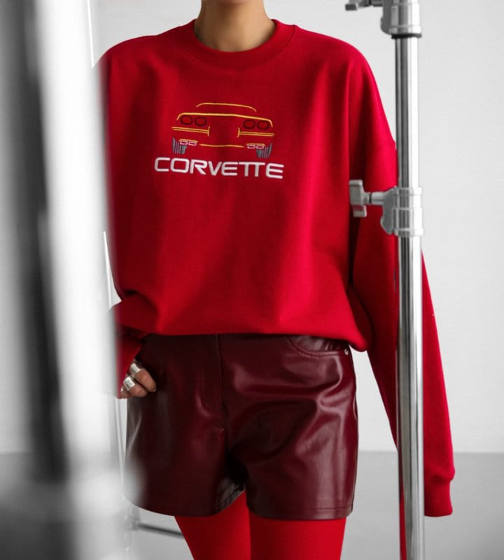 Paper Moon - Korean Women Fashion - #thelittlethings - Sports Car Stitch Detail Sweatshirt  - 2