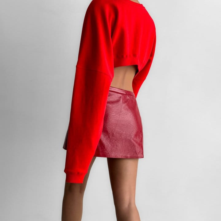 Paper Moon - Korean Women Fashion - #womensfashion - Crinkle Patent Vegan L Mini Skirt - 4