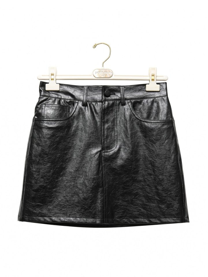 Paper Moon - Korean Women Fashion - #womensfashion - Denim Button Detail Vegan L Mini Skirt  - 11