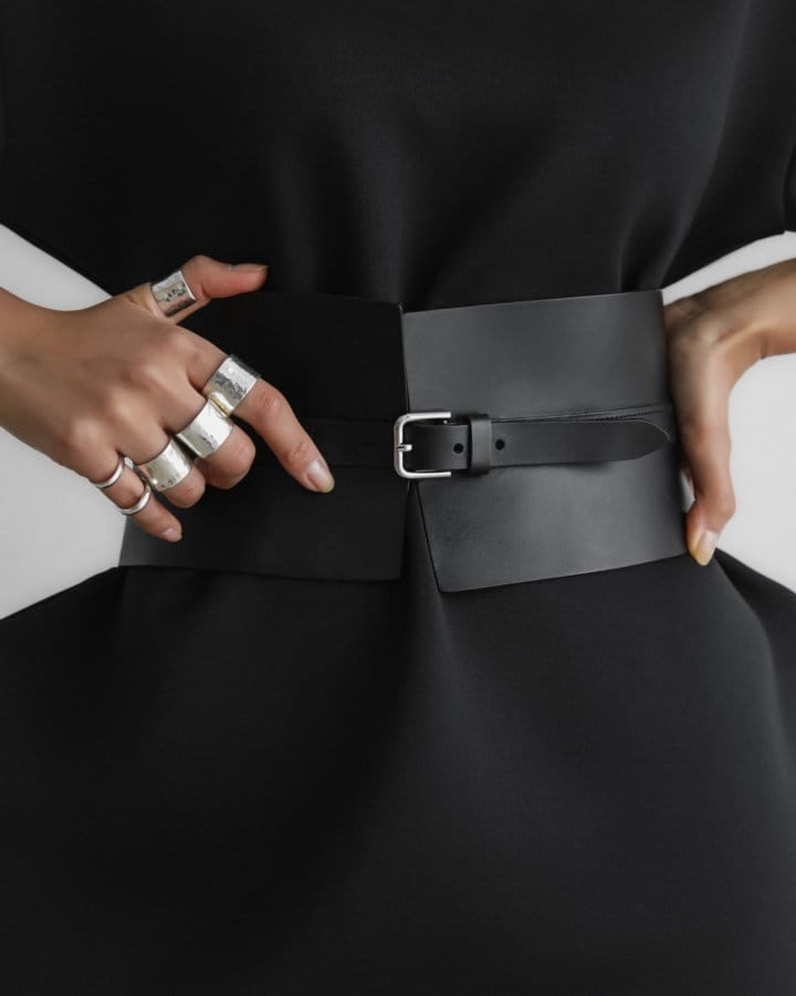 Paper Moon - Korean Women Fashion - #womensfashion - Wide L Belt 