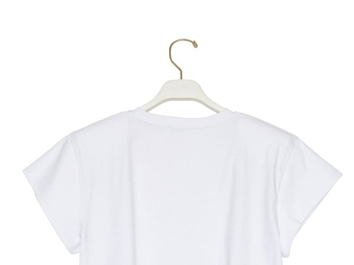 Paper Moon - Korean Women Fashion - #womensfashion - Premium C Classic Slim Padded T Shirt - 11
