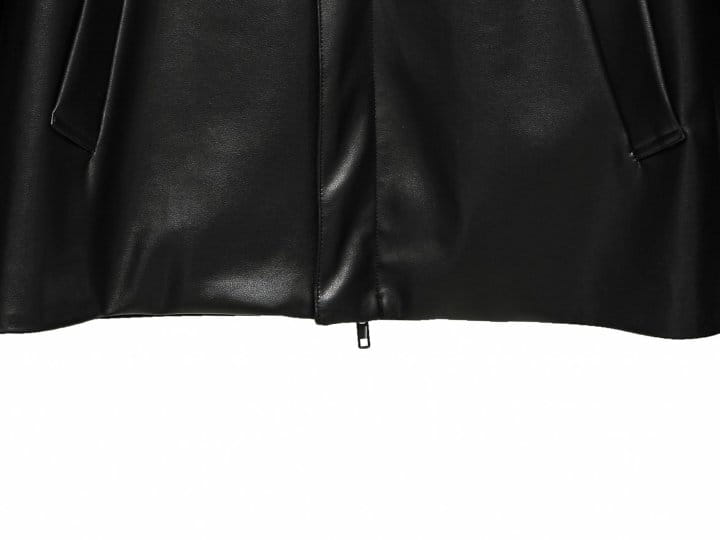 Paper Moon - Korean Women Fashion - #womensfashion - Two Way Zipped Vegan L jacket - 10
