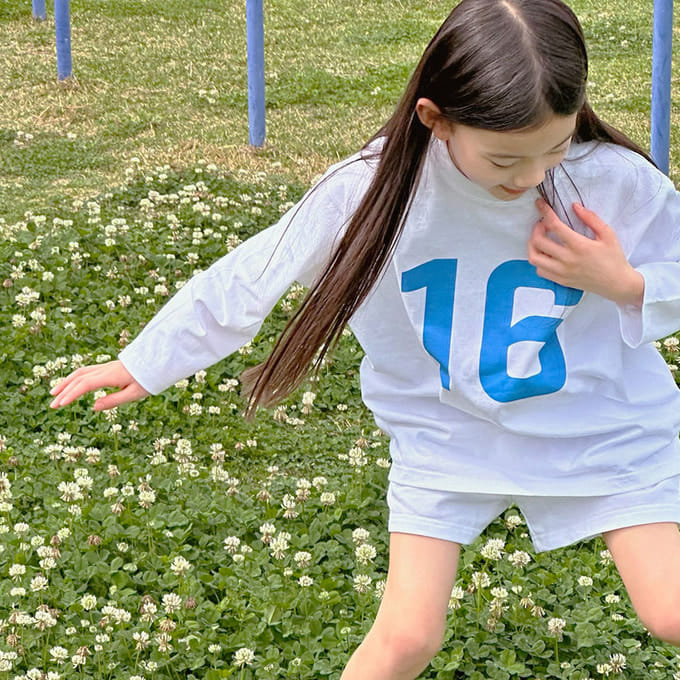 Peach-Cream - Korean Children Fashion - #designkidswear - My Number Tee
