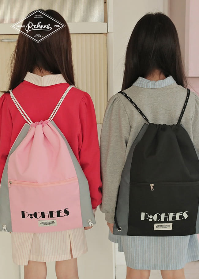 Peach-Cream - Korean Children Fashion - #littlefashionista - String Bag