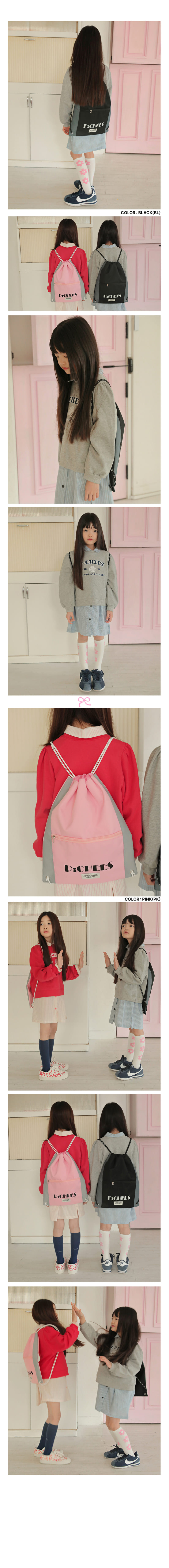Peach-Cream - Korean Children Fashion - #magicofchildhood - String Bag - 2