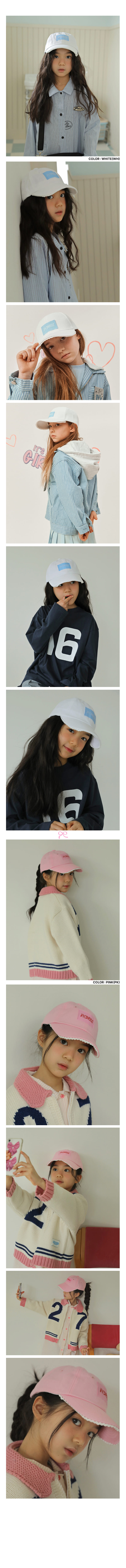 Peach-Cream - Korean Children Fashion - #magicofchildhood - Simple Lace Ball Cap - 2