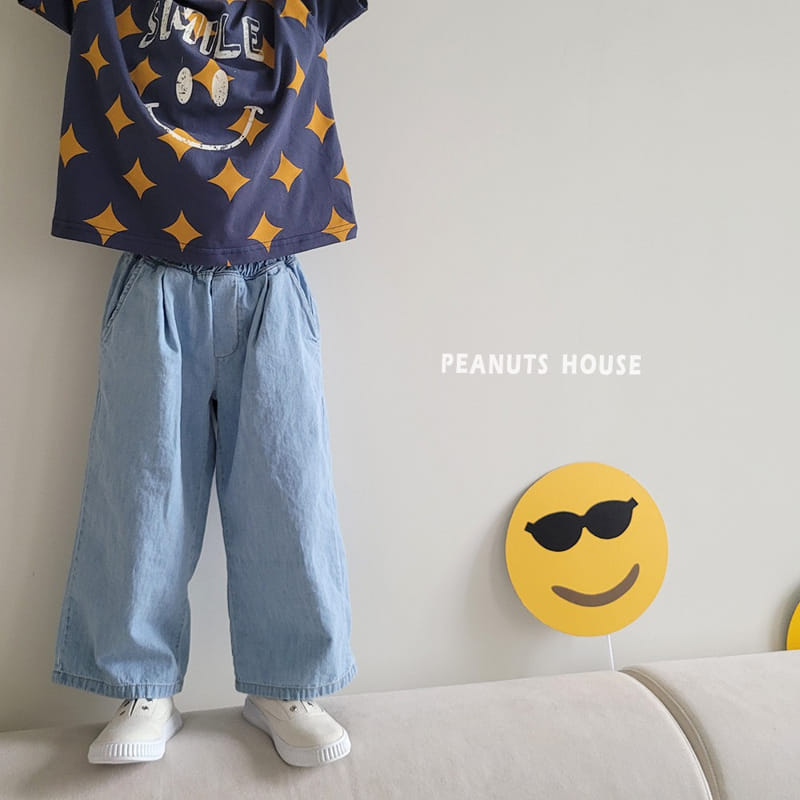 Peanuts - Korean Children Fashion - #kidzfashiontrend - Thin Long Denim Pants - 4