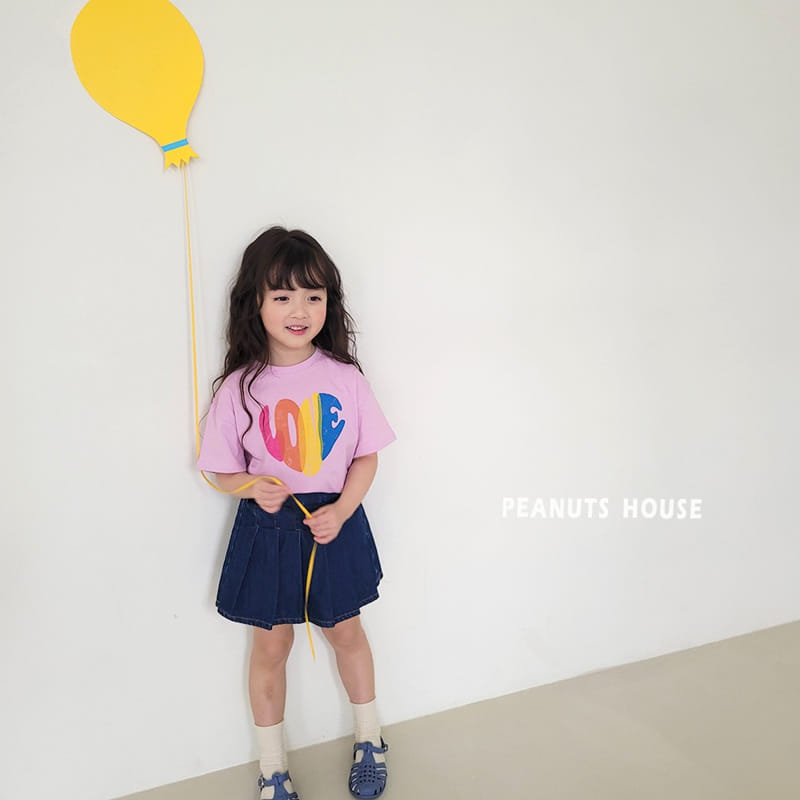 Peanuts - Korean Children Fashion - #kidzfashiontrend - Heart Tee - 4